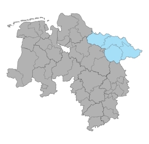 Zuständigkeit des Geschäftsbereichs Lüneburg auf Bundes- und Landesstraßen