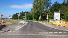 Die verlegte Stadtstraße "In der Rehre" ist seit Juni 2016 für den Verkehr frei