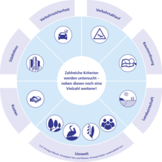 Bei der Prüfung der unterschiedlichen Trassenvarianten werden deren Auswirkungen entlang einer ganzen Reihe definierter Kriterien einzeln betrachtet und bewertet