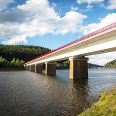 Ansicht der Weißwasserbrücke (B 498)