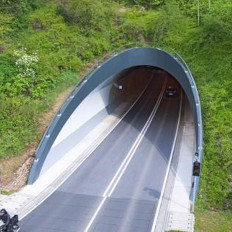 Portal des Butterbergtunnels (B 241)