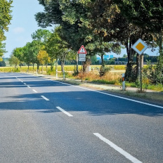 Landstraße ( Symbolfoto)