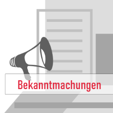 Bekanntmachungen