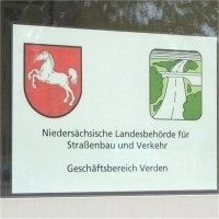 Türschild Geschäftsbereich Verden