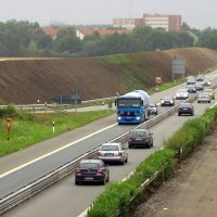 Lärmschutzwall an der A 395 bei Braunschweig