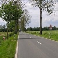 Landstraße (Symbolfoto)