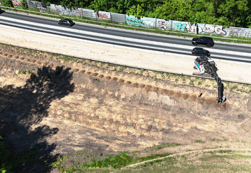 Kampfmittelsondierungen am Südschnellweg Strassendamm