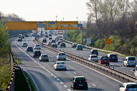 Verkehrsleitsystem Messeschnellweg