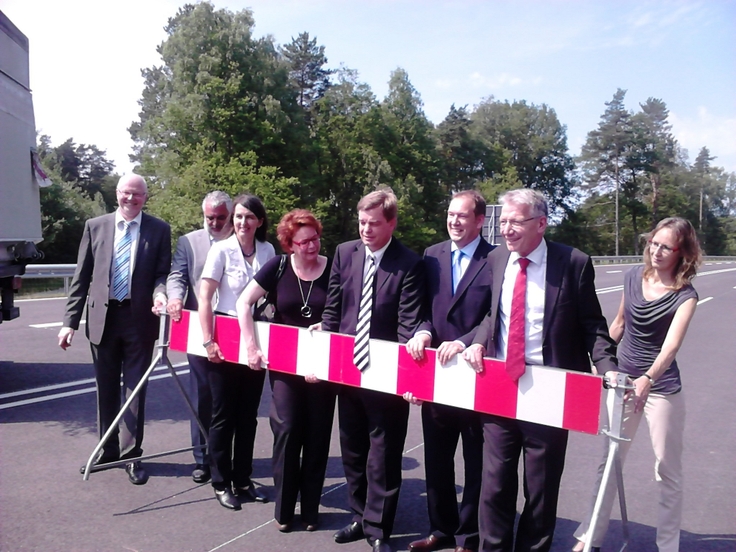 Feierliche Verkehrsfreigabe des Südteils der Ortsumgehung Celle (B 3) am 20. Juni 2013