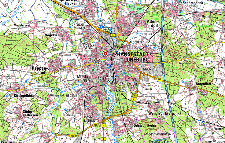 Kartengrundlage: www.lgln.niedersachsen.de