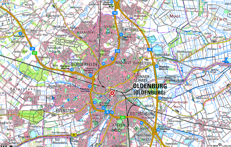 Kartengrundlage: www.lgln.niedersachsen.de