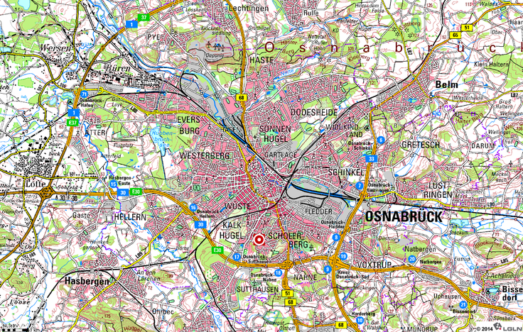 Kartengrundlage: www.lgln.niedersachsen.de