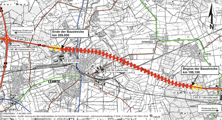 Kartengrundlage: www.lgln.niedersachsen.de