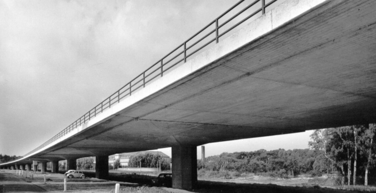 Die Weidetorbrücke wurde 1964 errichtet