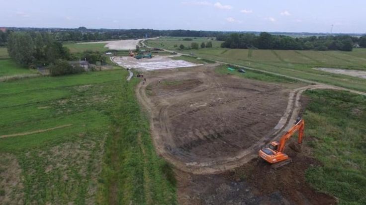 Vorbereitende Maßnahmen für das Bauwerk 1 über den Ems-Seitenkanal