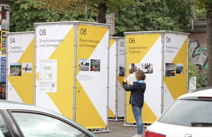 Antworten auf viele Fragen rund um das Südschnellwegprojekt bekommen ein Zuhause: Auf dem Parkplatz am südlichen Ende des Maschsees entsteht für alle, die sich über dieses Projekt informieren möchten ein Treffpunkt.