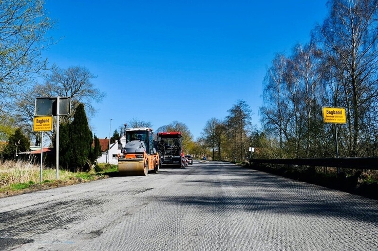 Wird umfassend saniert: die Bundesstraße 436 zwischen Bagband und Strackholt