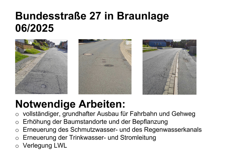 Bürgerinfo Braunlage Ortsdurchfahrt NLStBV Goslar