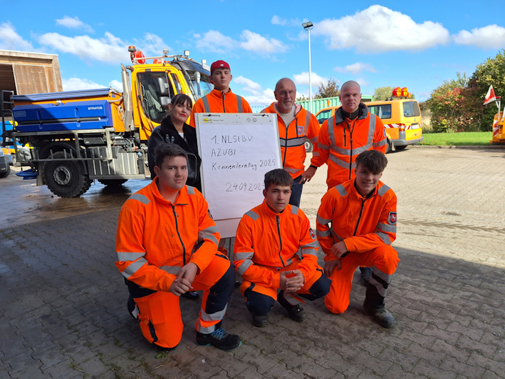 Hinten von links: Sarah Petrasch, Julien Borchers, Thomas Hunold, Holger Bothe. Vorn von links: Tayler Bothe, Marlon Hiekel und Justus Wienrich