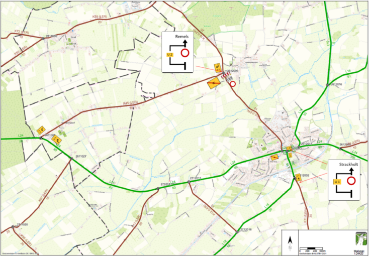L24, Remels, Uplengen,
