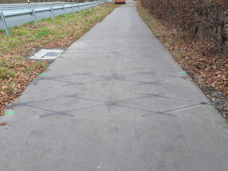 Vierschlaufige Zählstelle