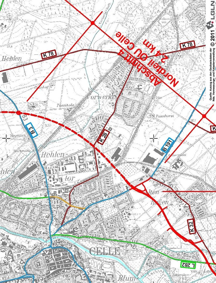 Kartengrundlage: www.lgln.niedersachsen.de