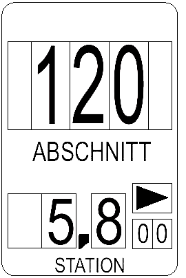 Stationierungstafel