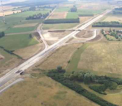 Die neue Anschlussstelle Scheppau bindet die L 633 zwischen Hordorf und Scheppau an die A 39 an