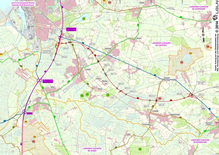 Kartengrundlage: www.lgln.niedersachsen.de