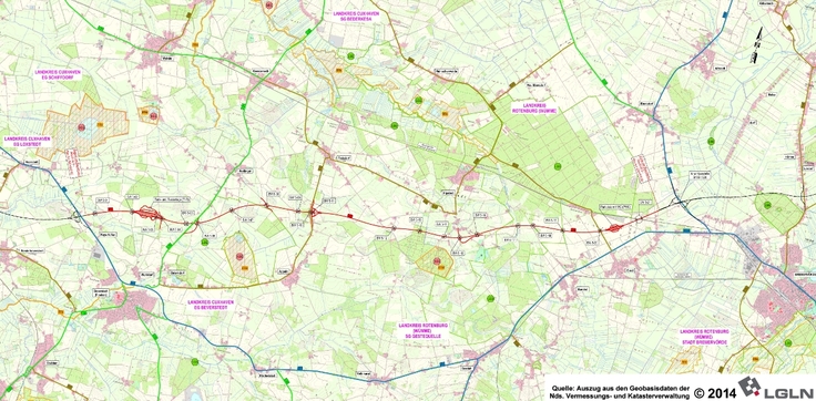 Kartengrundlage: www.lgln.niedersachsen.de