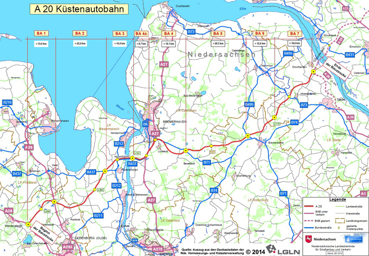 Kartengrundlage: www.lgln.niedersachsen.de