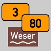 B 3/ B 80: Weserbrücke