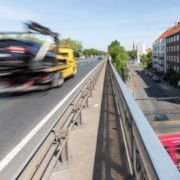 Westschnellweg in Hannover im Bereich Bardowicker Straße