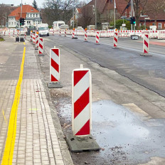 Arbeiten an der Fahrbahndecke
