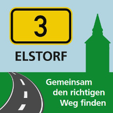 B 3 Ortsumgehung ElstorfB 3 Ortsumgehung Elstorf: Logo für das Pilotprojekt zur Planungsbeschleunigung